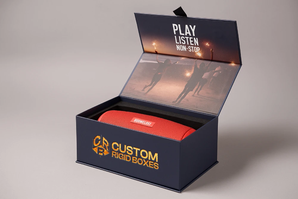 Custom Rigid Box With Foil Stamping