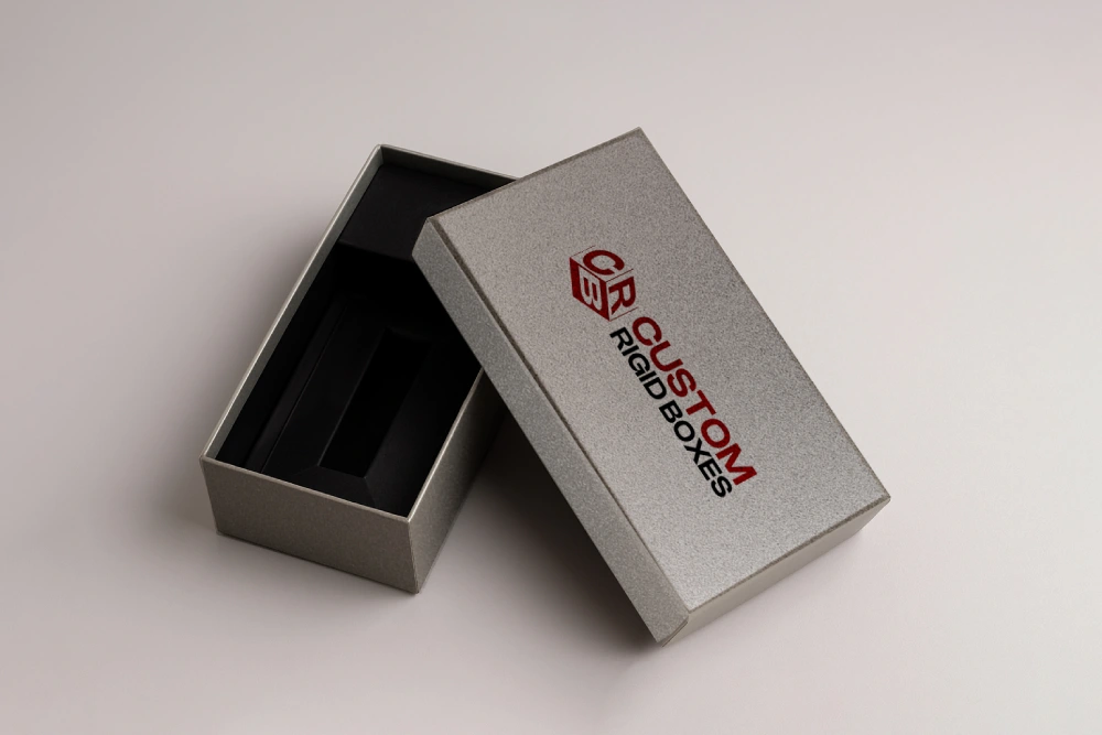 Custom Two Piece Rigid Box With Matte Finish