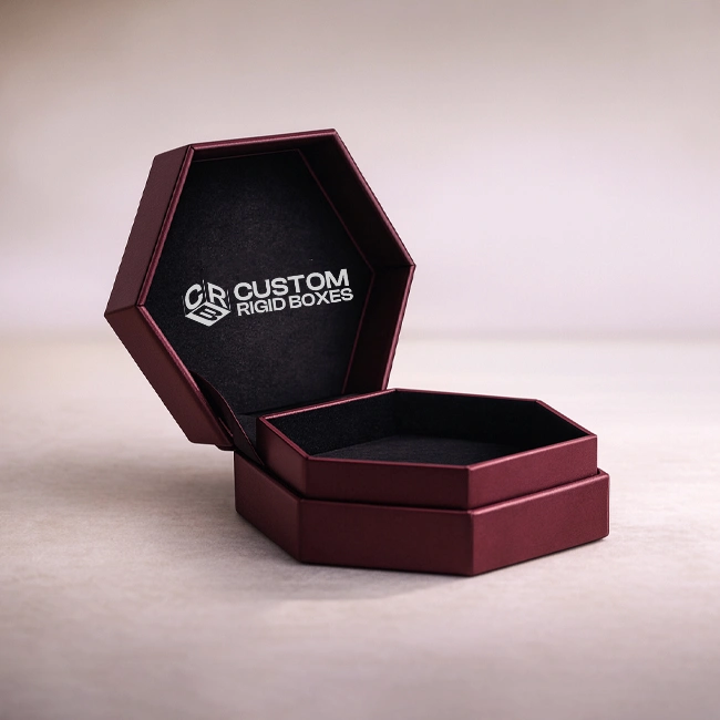 Hinged Rigid Hexagon Box