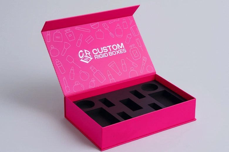 Luxurious Cosmetic Rigid Box With Inserts