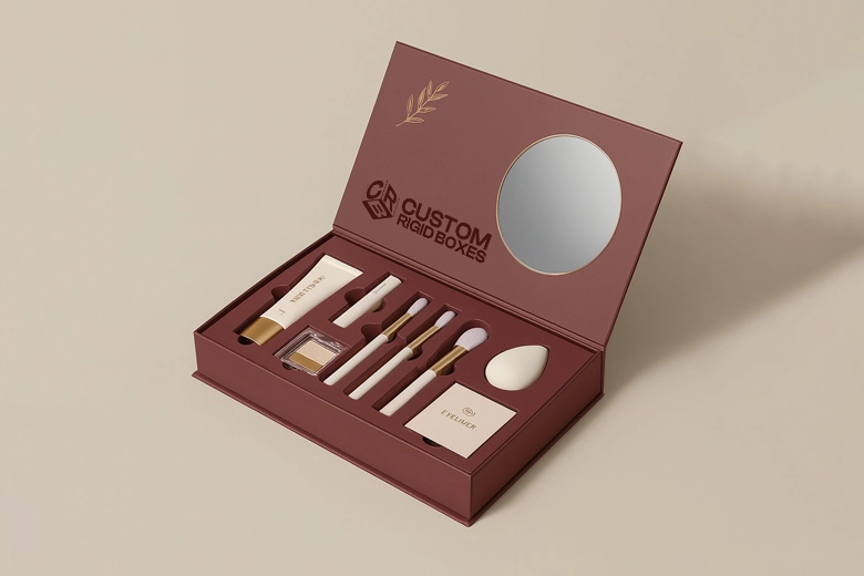 Luxury Bookend Cosmetic Boxes