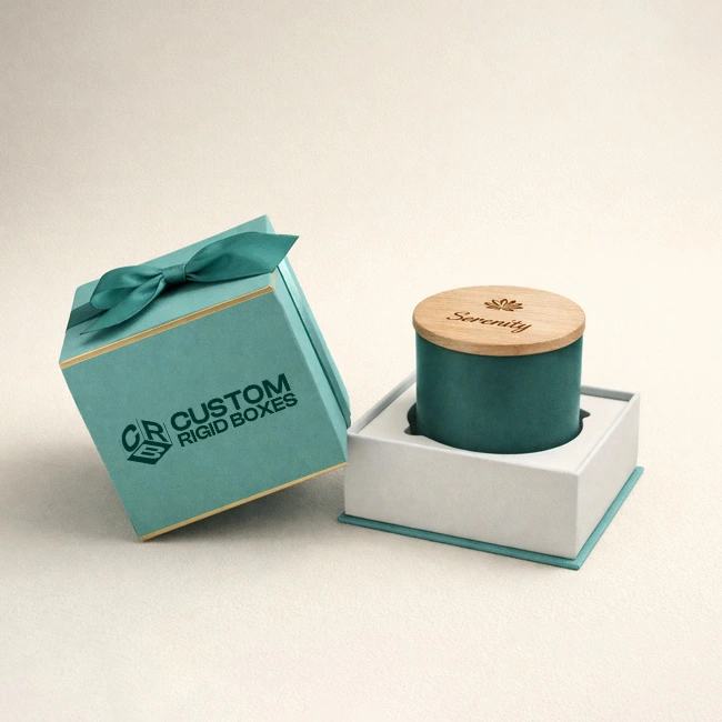 Custom-Luxury-Candle With Ribbion