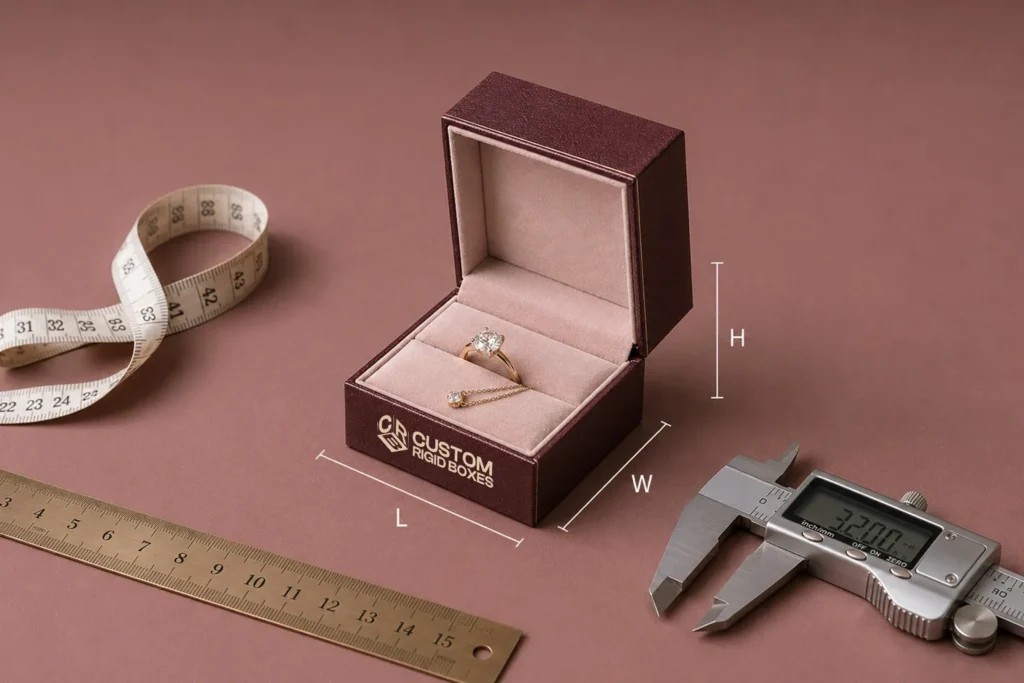 How to Measure Jewelry Box Dimensions