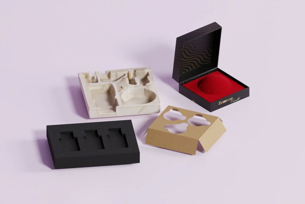 types of inserts for luxury packaging